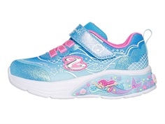 Skechers sneakers blue with mermaid and lights